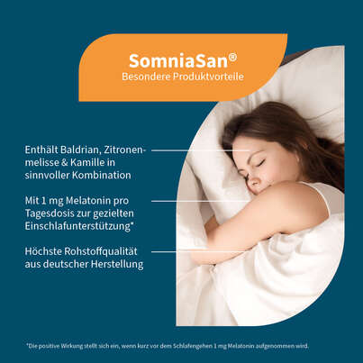 Sie sehen eine Packung NatuGena SomniaSan Kapseln, Produktbild: 02 NatuGena SomniaSan Kapseln, A-Nr.: 5404340 - 02