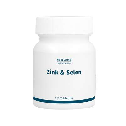 NatuGena Zink &amp; Selen Tabletten, A-Nr.: 5404251 - 01