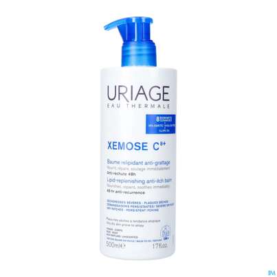Sie sehen eine Packung Uriage Xemose Beruhigender Oel-balsam Gegen Juckreiz 500ml, Produktbild: 02 Uriage Xemose Beruhigender Oel-balsam Gegen Juckreiz 500ml, A-Nr.: 5618816 - 02