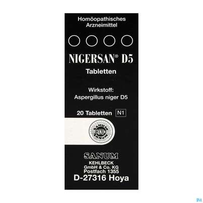 Nigersan Tabl D5 20st, A-Nr.: 1532880 - 01
