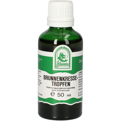 Sie sehen eine Packung BRUNNENKRESSE TROPFEN 50 ML, Produktbild: 01 BRUNNENKRESSE TROPFEN 50 ML, A-Nr.: 4403172 - 01
