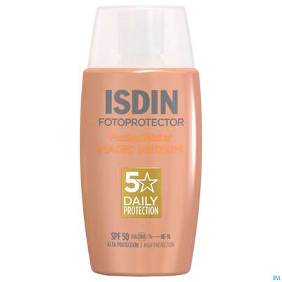 Sie sehen eine Packung Sonnenprodukte Isdin/fotoprotection Fusion Water Color Med Lsf 50 50ml, Produktbild: 03 Sonnenprodukte Isdin/fotoprotection Fusion Water Color Med Lsf 50 50ml, A-Nr.: 5570280 - 03