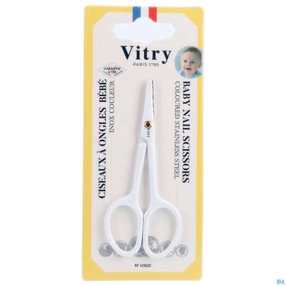 Sie sehen eine Packung Vitry Babynagelschere_blau 1pc, Produktbild: 04 Vitry Babynagelschere_blau 1pc, A-Nr.: 4627701 - 04