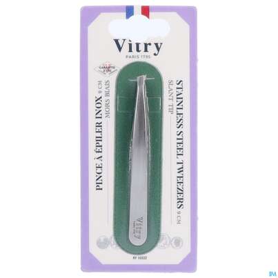 Vitry Professionelle Rostfreie Pinzette Mit Schrägen Spitzen 1pc, A-Nr.: 4627575 - 02