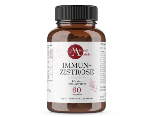 Sie sehen eine Packung IMMUN + ZISTROSE KAPSELN 60ST, Produktbild: 01 IMMUN + ZISTROSE KAPSELN 60ST, A-Nr.: 8020640 - 01