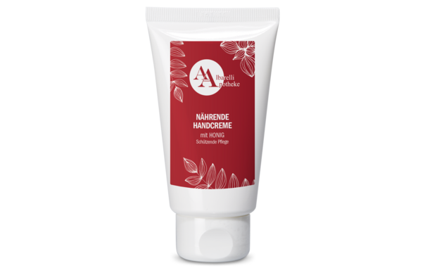 Sie sehen eine Packung NÄHRENDE HANDCREME MIT HONIG 75ML, Produktbild: 01 NÄHRENDE HANDCREME MIT HONIG 75ML, A-Nr.: 8025092 - 01