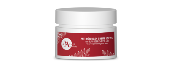 Sie sehen eine Packung ANTIRÖTUNG CR. LSF 15, 50 ML, Produktbild: 01 ANTIRÖTUNG CR. LSF 15, 50 ML, A-Nr.: 8025293 - 01