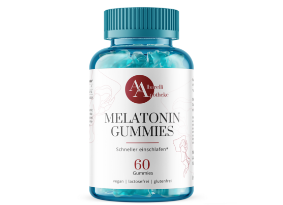 Sie sehen eine Packung MELATONIN GUMMIES 60ST, Produktbild: 01 MELATONIN GUMMIES 60ST, A-Nr.: 8037758 - 01