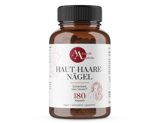 Sie sehen eine Packung HAUT-HAARE-NÄGEL KAPSELN 180ST, Produktbild: 01 HAUT-HAARE-NÄGEL KAPSELN 180ST, A-Nr.: 8040418 - 01