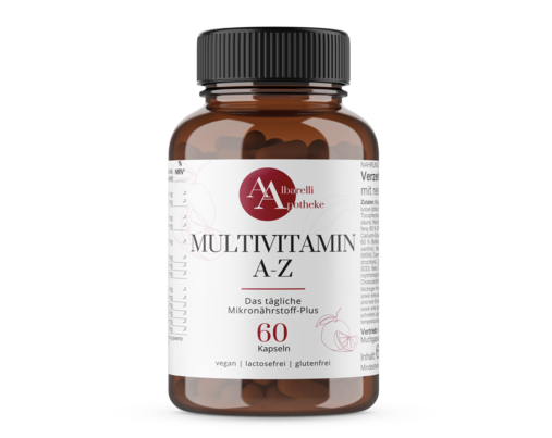 Sie sehen eine Packung MULTIVIT A-Z 60ST, Produktbild: 01 MULTIVIT A-Z 60ST, A-Nr.: 8040683 - 01