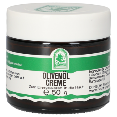 Sie sehen eine Packung OLIVENÖL CREME ST. SEVERIN 50 G, Produktbild: 01 OLIVENÖL CREME ST. SEVERIN 50 G, A-Nr.: 4116521 - 01