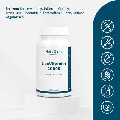NatuGena LipoVitamine 10000 Kapseln, A-Nr.: 6036418 - 03