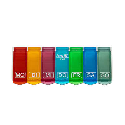 APOfit Wochendispenser 1 Dosierer Box bunt, A-Nr.: 6103416 - 01