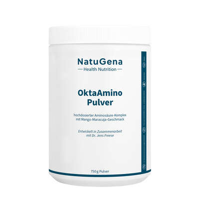 Sie sehen eine Packung NatuGena OktaAmino Pulver, Produktbild: 01 NatuGena OktaAmino Pulver, A-Nr.: 6036068 - 01