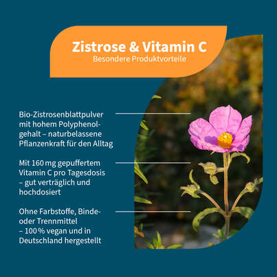 NatuGena Zistrose &amp; Vitamin C Kapseln, A-Nr.: 6040325 - 02