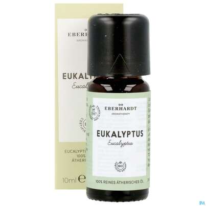 Sie sehen eine Packung Aetherische Oele Dr.eberhardt Bio Eukalyptus 80/85 10ml, Produktbild: 11 Aetherische Oele Dr.eberhardt Bio Eukalyptus 80/85 10ml, A-Nr.: 5765090 - 11