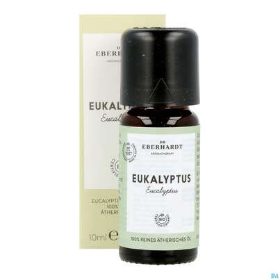 Sie sehen eine Packung Aetherische Oele Dr.eberhardt Bio Eukalyptus 80/85 10ml, Produktbild: 12 Aetherische Oele Dr.eberhardt Bio Eukalyptus 80/85 10ml, A-Nr.: 5765090 - 12