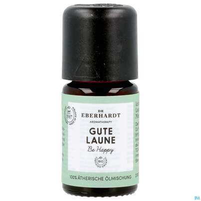 Sie sehen eine Packung Aetherische Oele Dr.eberhardt Bio Gute Laune 5ml, Produktbild: 09 Aetherische Oele Dr.eberhardt Bio Gute Laune 5ml, A-Nr.: 5766586 - 09