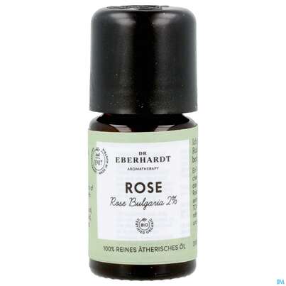 Sie sehen eine Packung Aetherische Oele Dr.eberhardt Bio Rose Bulg. 2% 5ml, Produktbild: 09 Aetherische Oele Dr.eberhardt Bio Rose Bulg. 2% 5ml, A-Nr.: 5765641 - 09