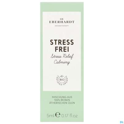 Sie sehen eine Packung Aetherische Oele Dr.eberhardt Bio Stressfrei 5ml, Produktbild: 01 Aetherische Oele Dr.eberhardt Bio Stressfrei 5ml, A-Nr.: 5766652 - 01