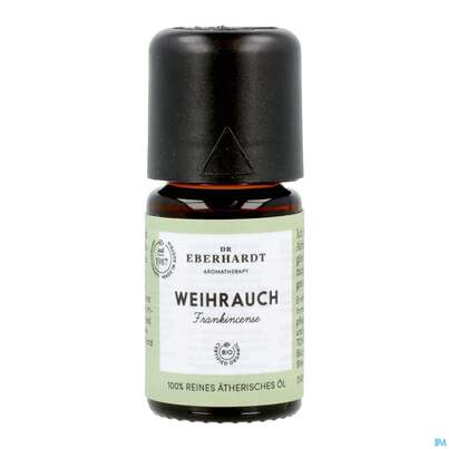 Sie sehen eine Packung Aetherische Oele Dr.eberhardt Bio Weihrauch 5ml, Produktbild: 10 Aetherische Oele Dr.eberhardt Bio Weihrauch 5ml, A-Nr.: 5765807 - 10