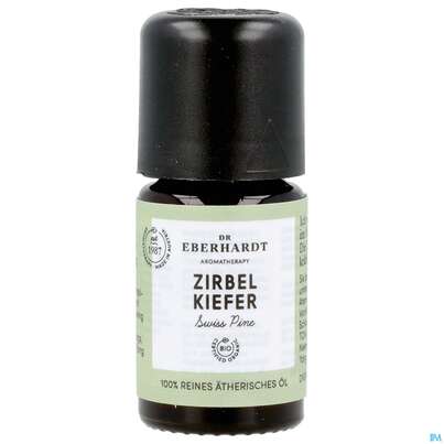 Sie sehen eine Packung Aetherische Oele Dr.eberhardt Bio Zirbelkiefer 5ml, Produktbild: 09 Aetherische Oele Dr.eberhardt Bio Zirbelkiefer 5ml, A-Nr.: 5765865 - 09