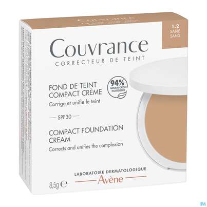 Avene Couvrance Kompakt Creme-make-up Sand 1.2 8,5g, A-Nr.: 5862396 - 02