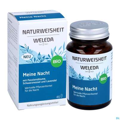 Sie sehen eine Packung Weleda Naturweisheit Meine Nacht 46st, Produktbild: 07 Weleda Naturweisheit Meine Nacht 46st, A-Nr.: 5436038 - 07