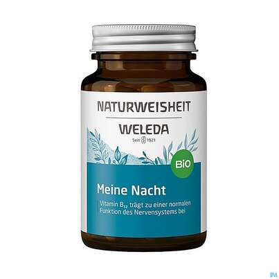 Sie sehen eine Packung Weleda Naturweisheit Meine Nacht 46st, Produktbild: 09 Weleda Naturweisheit Meine Nacht 46st, A-Nr.: 5436038 - 09