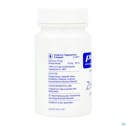 Zink Kapseln 15 Zinkpicolinat Pure Encapsulationsz13a 30st, A-Nr.: 5907779 - 06