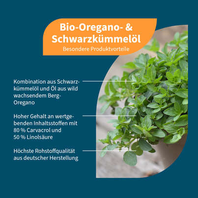 NatuGena Bio-Oregano- &amp; Schwarzkümmelöl, A-Nr.: 6139360 - 02