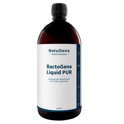 Sie sehen eine Packung NatuGena BactoGena Liquid PUR, Produktbild: 01 NatuGena BactoGena Liquid PUR, A-Nr.: 6110391 - 01