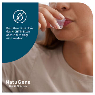 Sie sehen eine Packung NatuGena BactoGena Liquid Plus, Produktbild: 07 NatuGena BactoGena Liquid Plus, A-Nr.: 6139348 - 07
