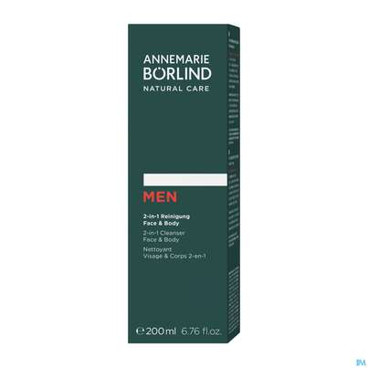 Sie sehen eine Packung Boerlind Men 2-in-1 Reinigung Face +body 60165 200ml, Produktbild: 05 Boerlind Men 2-in-1 Reinigung Face +body 60165 200ml, A-Nr.: 5372775 - 05