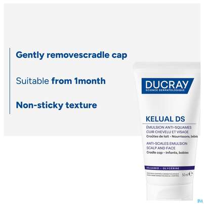 Sie sehen eine Packung Ducray Kelual Emulsion 50ml, Produktbild: 16 Ducray Kelual Emulsion 50ml, A-Nr.: 5431756 - 16