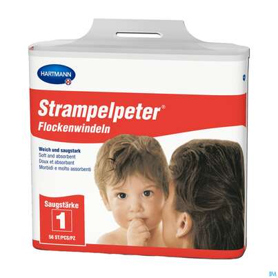 Inkontinenz Strampelpeter Flockenwindeln Staerke 1 56st, A-Nr.: 2307530 - 08