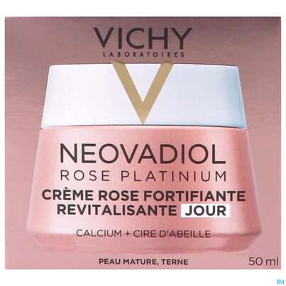 Sie sehen eine Packung Vichy Neovadiol Rose Platinium 50ml, Produktbild: 02 Vichy Neovadiol Rose Platinium 50ml, A-Nr.: 4732214 - 02