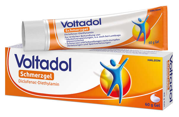 Sie sehen eine Packung Voltadol Schmerzgel 60g, Produktbild: 01 Voltadol Schmerzgel 60g, A-Nr.: 3529149 - 01