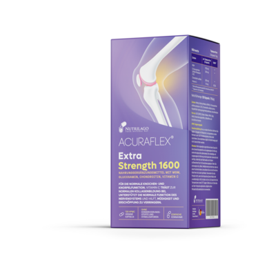 ACURAFLEX® EXTRA STRENGTH 1600 – 120 Kapseln mit MSM, Glucosamin, Chondroitin und Vitamin C, A-Nr.: 6130732 - 01