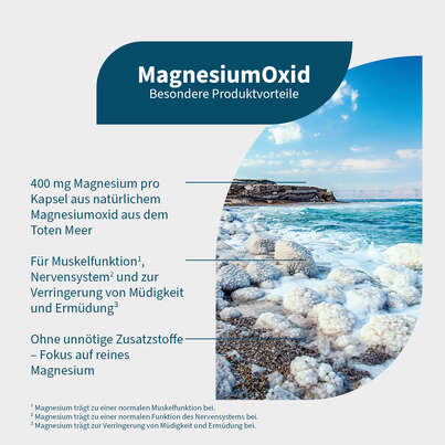 NatuGena Magnesium Oxid Kapseln, A-Nr.: 6139331 - 02