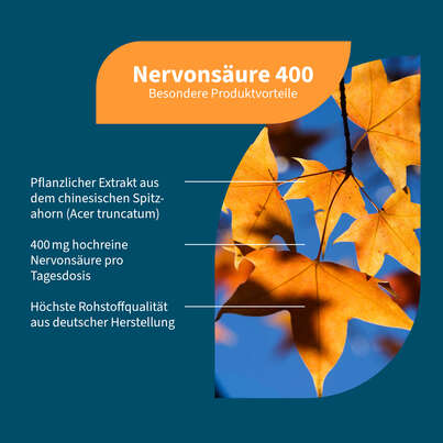 NatuGena Nervonsäure 400 Kapseln, A-Nr.: 6040302 - 02