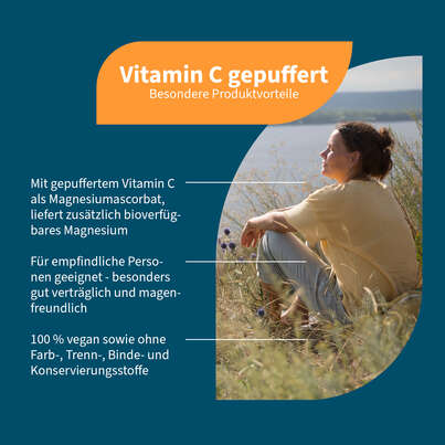 Sie sehen eine Packung NatuGena Vitamin C gepuffert, Produktbild: 02 NatuGena Vitamin C gepuffert, A-Nr.: 6110362 - 02