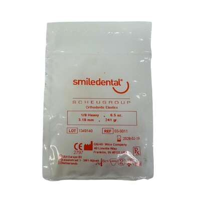 Spangengummis 1/8 stark latexfarben, A-Nr.: 6123790 - 01