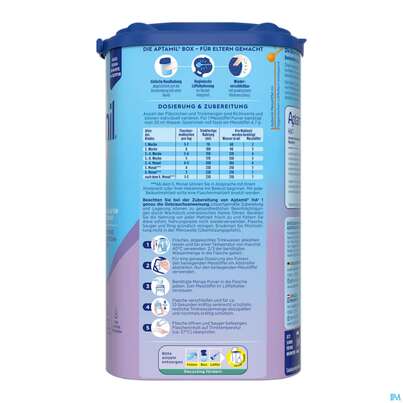 Sie sehen eine Packung Aptamil Milch-fertignahrung Ha 1 800g, Produktbild: 08 Aptamil Milch-fertignahrung Ha 1 800g, A-Nr.: 4882238 - 08