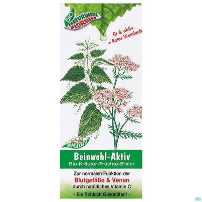 Beinwohl Aktiv Kraeuterfit Elixier Bio Kraeuter Fruechte Alkoholfrei 330ml, A-Nr.: 3961734 - 02