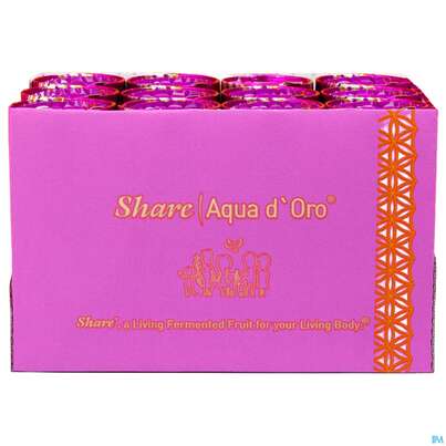 Sie sehen eine Packung Share Aqua D'oro 240ml, Produktbild: 01 Share Aqua D'oro 240ml, A-Nr.: 5449733 - 01