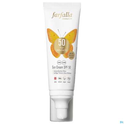 Sie sehen eine Packung Sonnenprodukte Farfalla High Protection E+ Sun Cream Spf50 80ml, Produktbild: 02 Sonnenprodukte Farfalla High Protection E+ Sun Cream Spf50 80ml, A-Nr.: 5935770 - 02