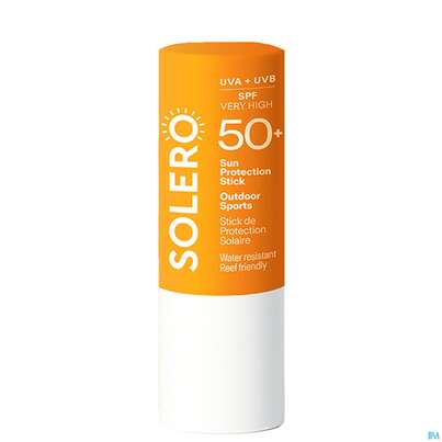 Sie sehen eine Packung Sonnenprodukte Solero Stick Outdoor Sports Spf50+ 12g, Produktbild: 02 Sonnenprodukte Solero Stick Outdoor Sports Spf50+ 12g, A-Nr.: 5917393 - 02