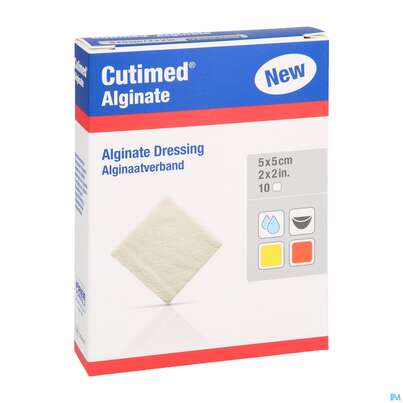 Wundverband Cutimed/alginate Hydroaktiv Steril 5x 5cm 72634 10st, A-Nr.: 5909324 - 02