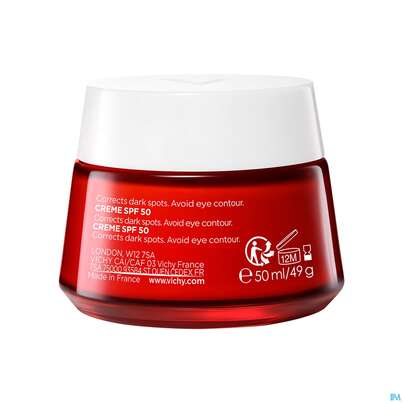 Sie sehen eine Packung Vichy Liftactiv B3 Anti-pigmentflecken Creme Lsf50 50ml, Produktbild: 23 Vichy Liftactiv B3 Anti-pigmentflecken Creme Lsf50 50ml, A-Nr.: 5662504 - 23
